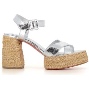 Christian Louboutin, Dames, Schoenen, Grijs, Maat: 37 EU Leer,