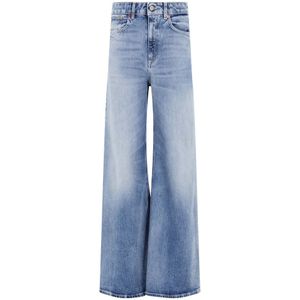 Dondup, Dames, Jeans, Blauw, Maat: W27 Denim,