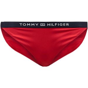 Tommy Hilfiger, Dames, Badkleding, Rood, Maat: XL Poliester,