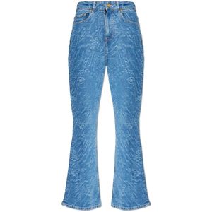 Ganni, Dames, Jeans, Blauw, Maat: W27 Denim,