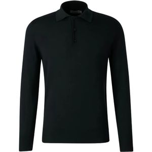 Canali, Heren, Tops, Zwart, Maat: L Wol,