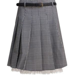 Self Portrait, Dames, Rokken, Grijs, Maat: XS Viscose,