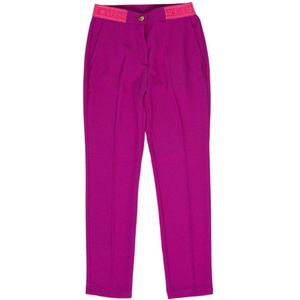 Versace Jeans Couture, Dames, Broeken, Roze, Maat: XS