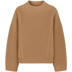 Weekend Max Mara, Dames, Truien, Beige, Maat: M Wol,