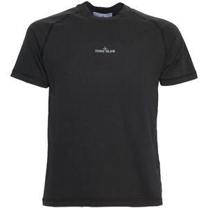 Stone Island, Heren, Tops, Grijs, Maat: M Katoen,