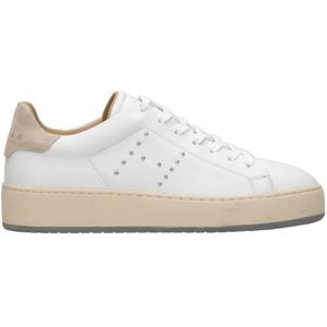 Hogan Sneakers met studs van leer , White , Dames , Maat: 36 1/2 EU