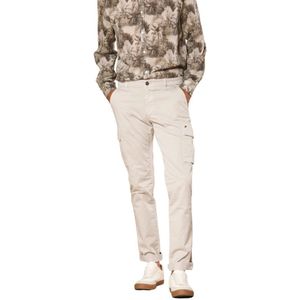 Mason's, Heren, Broeken, Beige, Maat: 3XL Satijn,