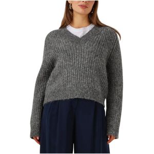 Selected Femme, Dames, Truien, Grijs, Maat: M