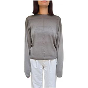 Rick Owens, Dames, Truien, Grijs, Maat: L
