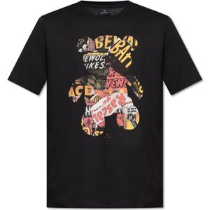 PS By Paul Smith, Heren, Tops, Zwart, Maat: S Katoen,