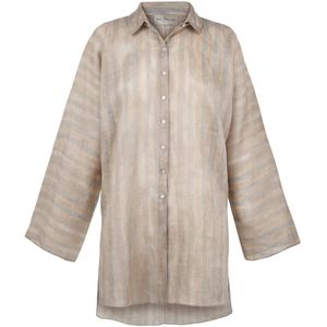 Cortana, Dames, Blouses & Shirts, Veelkleurig, Maat: S Zijde,