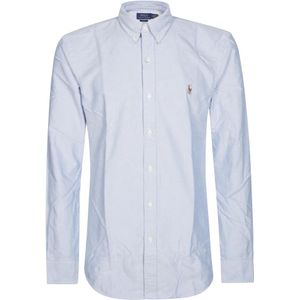 Polo Ralph Lauren, Heren, Overhemden, Blauw, Maat: L