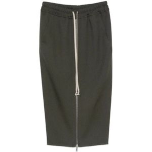 Rick Owens, Dames, Rokken, Groen, Maat: XS Wol,