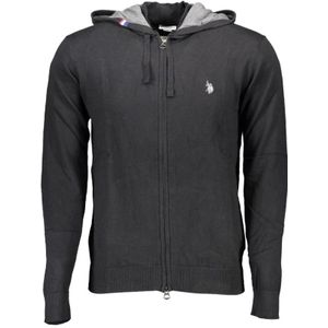 U.S. POLO ASSN. - ZipUp Knit Hoodie - Sweater - Zwart
