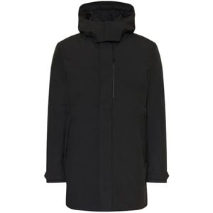 Save The Duck, Heren, Mantels, Zwart, Maat: S Poliester,