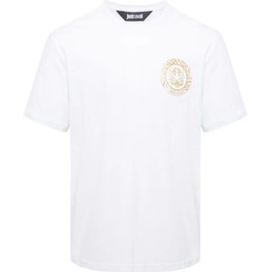 Just Cavalli, Heren, Tops, Wit, Maat: M