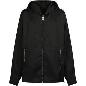 Givenchy, Heren, Jassen, Zwart, Maat: S Nylon,
