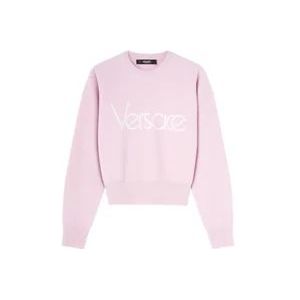 Versace Lichtroze Gebreide Trui , Pink , Dames , Maat: 2XS