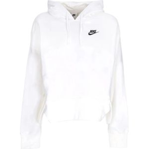 Nike, Dames, Sweatshirts & Hoodies, Wit, Maat: L Fleece,