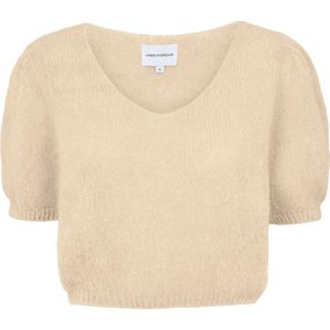 Americandreams, Dames, Truien, Beige, Maat: S Wol,