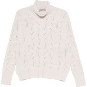 D.Exterior, Dames, Truien, Beige, Maat: M Wol,