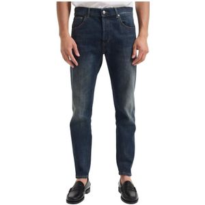 Dondup, Heren, Jeans, Blauw, Maat: W36 Katoen,