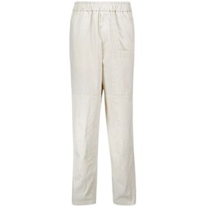 Jil Sander, Heren, Broeken, Grijs, Maat: XS Katoen,