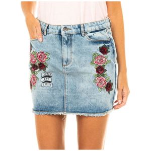 Superdry, Dames, Rokken, Blauw, Maat: W25 Denim,
