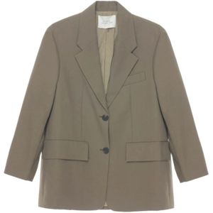 Studio Nicholson, Dames, Jassen, Bruin, Maat: M Katoen,