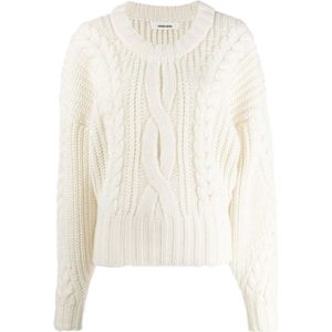 Circus Hotel, Dames, Truien, Beige, Maat: XS Wol,