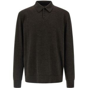 Maison Margiela, Heren, Truien, Bruin, Maat: L Wol,