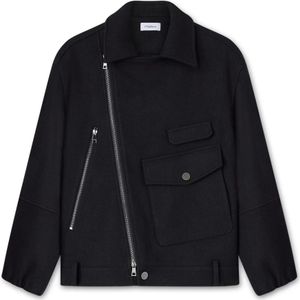 Motivi, Dames, Jassen, Zwart, Maat: 2XS Wol,