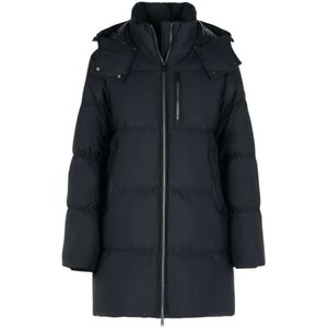 Moose Knuckles, Dames, Jassen, Zwart, Maat: S Nylon,