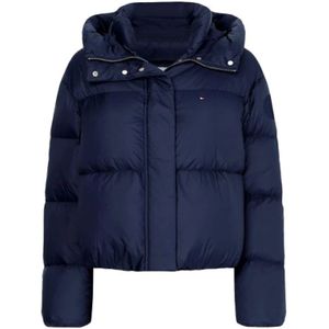Tommy Hilfiger, Dames, Jassen, Blauw, Maat: M