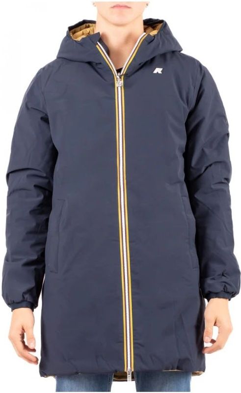 K-Way, Heren, Mantels, Zwart, Maat: 2XL Nylon,