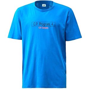 C.p. Company, Heren, Tops, Blauw, Maat: L Katoen,