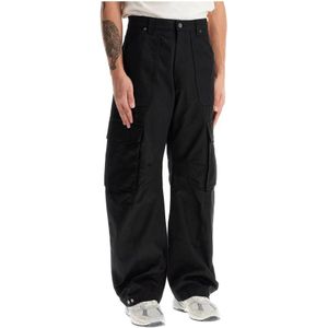 Golden Goose, Heren, Broeken, Zwart, Maat: XL Katoen,