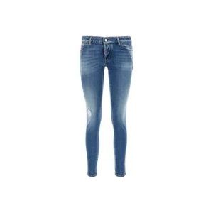 Dsquared2 Jennifer Stretch Denim Jeans , Blue , Dames , Maat: S