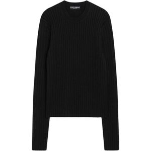 Dolce & Gabbana, Heren, Truien, Zwart, Maat: XL