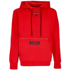 Nike, Heren, Sweatshirts & Hoodies, Rood, Maat: M Fleece,