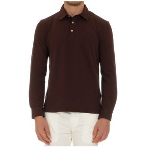 Ballantyne, Heren, Tops, Bruin, Maat: L Katoen,