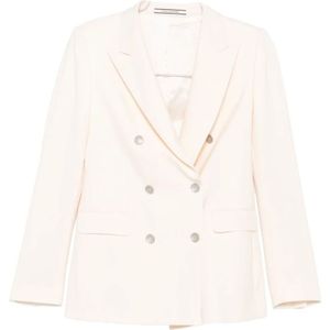 Tagliatore, Dames, Jassen, Beige, Maat: 2XS Wol,