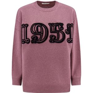 Max Mara, Dames, Truien, Paars, Maat: XS Wol,