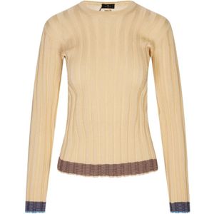 Etro, Dames, Truien, Geel, Maat: XS Viscose,