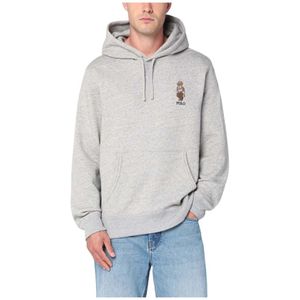 Polo Ralph Lauren, Heren, Sweatshirts & Hoodies, Grijs, Maat: S Katoen,