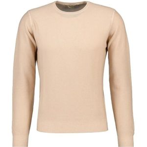 Gran Sasso, Heren, Truien, Beige, Maat: 3XL Wol,