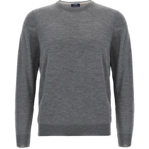 Barba, Heren, Truien, Grijs, Maat: XL Zijde,