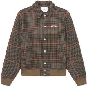 Les Deux, Heren, Jassen, Bruin, Maat: M Wol,