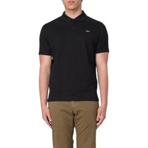 Paul & Shark, Heren, Tops, Zwart, Maat: XL Katoen,