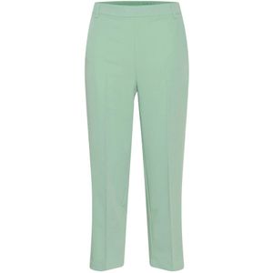 Kaffe - Pantalon 'Sakura' - Pastelgroen - 7/8 lengte - High waist